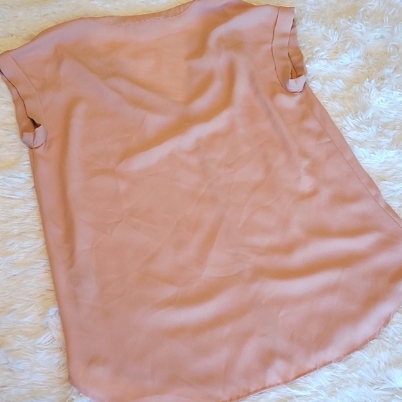 PHILOSOPHY by Republic Clothing blouse, blush pink short sleeved size small - Picture 6 of 6